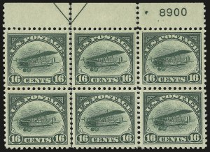 Sale 976, Lot 2218, Air Post (Scott C1-C12, including Inverted Jenny)