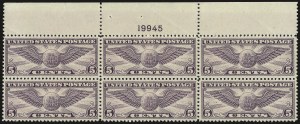 Sale 976, Lot 2230, Air Post (Scott C1-C12, including Inverted Jenny)