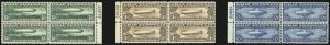 Sale 976, Lot 2234, Air Post Graf Zeppelin Issue (Scott C13-C15)