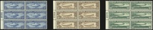 Sale 976, Lot 2237, Air Post Graf Zeppelin Issue (Scott C13-C15)
