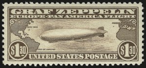 Sale 976, Lot 2239, Air Post Graf Zeppelin Issue (Scott C13-C15)