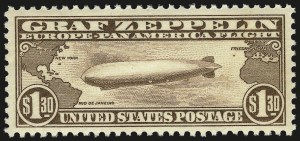 Sale Number 976, Lot Number 2241, Air Post Graf Zeppelin Issue (Scott C13-C15) Sale Number 976, Lot Number 2241, Air Post Graf Zeppelin Issue (Scott C13-C15)