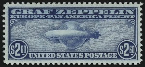 Sale 976, Lot 2246, Air Post Graf Zeppelin Issue (Scott C13-C15)