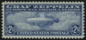 Sale 976, Lot 2247, Air Post Graf Zeppelin Issue (Scott C13-C15)