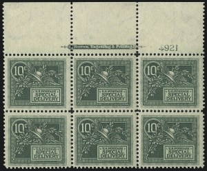 Sale 976, Lot 2264, Special Delivery, Registration (E, F)
