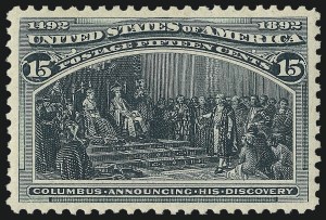 Sale Number 978, Lot Number 1068, Columbian Issue Sale Number 978, Lot Number 1068, Columbian Issue