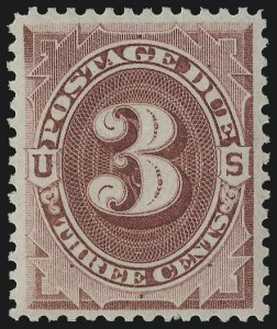 Sale Number 978, Lot Number 1123, Postage Due Sale Number 978, Lot Number 1123, Postage Due