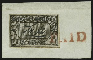 Sale 982, Lot 5001, Postmasters Provisionals