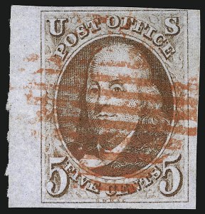 Sale 982, Lot 5006, 1847 Issue (Scott 1-2)