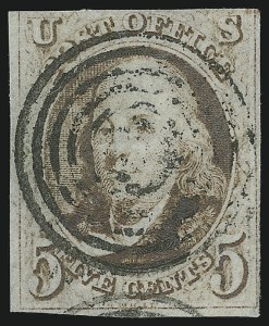 Sale 982, Lot 5011, 1847 Issue (Scott 1-2)