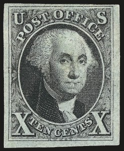 Sale 982, Lot 5026, 1847 Issue (Scott 1-2)