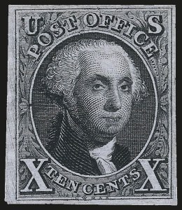 Sale 982, Lot 5033, 1875 Reproduction of 1847 Issue (Scott 3-4)
