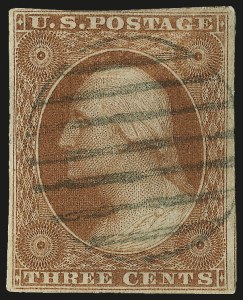 Sale 982, Lot 5059, 1c-3c 1851-56 Issue (Scott 5-11)