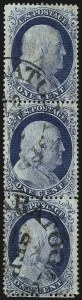 Sale 982, Lot 5108, 1c-3c 1857-60 Issue (Scott 18-26A)