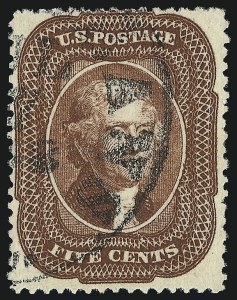 Sale 982, Lot 5128, 5c 1857-60 Issue (Scott 27-30A)