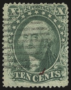 Sale 982, Lot 5145, 10c-90c 1857-60 Issue (Scott 31-39)