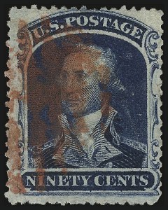 Sale 982, Lot 5165, 10c-90c 1857-60 Issue (Scott 31-39)