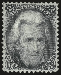 Sale 982, Lot 5213, 1861-66 Issue (Scott 68-78b), 2c Black (73) Sale 982, Lot 5213, 1861-66 Issue (Scott 68-78b)