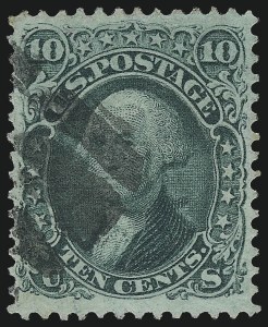 Sale 982, Lot 5274, 1867-68 Grilled Issue (F Grill - Scott 92-101)