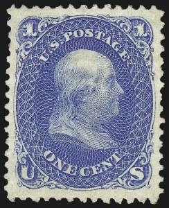 Sale 982, Lot 5284, 1875 Re-Issue of 1861-66 Issue (Scott 102-111)