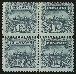 Sale 982, Lot 5325, 1869 Pictorial Issue (Scott 112-122), 12c Green (117) Sale 982, Lot 5325, 1869 Pictorial Issue (Scott 112-122)