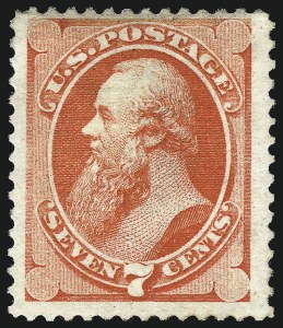 Sale 982, Lot 5417, 1870-71 National Bank Note Co. Grilled Issue (Scott 134-144)