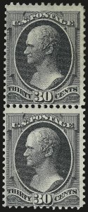 Sale 982, Lot 5454, 1870-71 National Bank Note Co. Ungrilled Issue (Scott 145-155)