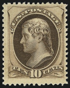 Sale 982, Lot 5489, 1875-79 Continental and American Bank Note Co. Issues (Scott 178-191)