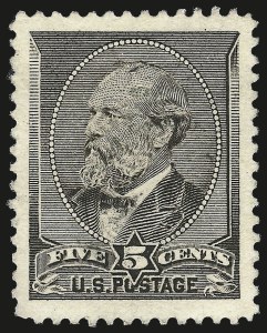 Sale Number 982, Lot Number 5499, 1881-87 American Bank Note Co. Issues (Scott 205-218) Sale Number 982, Lot Number 5499, 1881-87 American Bank Note Co. Issues (Scott 205-218)