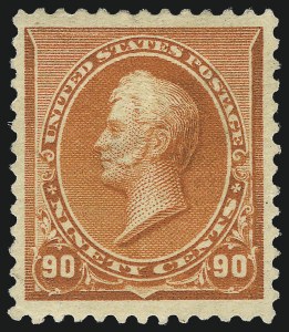 Sale Number 982, Lot Number 5529, 1890-93 Issue (Scott 219-229) Sale Number 982, Lot Number 5529, 1890-93 Issue (Scott 219-229)