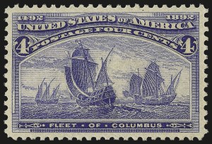 Sale Number 982, Lot Number 5543, 1893 Columbian Issue (1c thru 8c, Scott 230-236) Sale Number 982, Lot Number 5543, 1893 Columbian Issue (1c thru 8c, Scott 230-236)