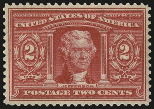 Sale Number 982, Lot Number 5710, 1904 Louisiana Purchase, Jamestown Issues (Scott 323-330) Sale Number 982, Lot Number 5710, 1904 Louisiana Purchase, Jamestown Issues (Scott 323-330)