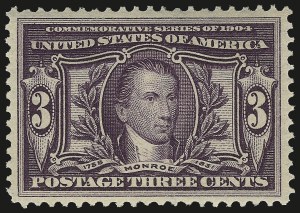Sale Number 982, Lot Number 5713, 1904 Louisiana Purchase, Jamestown Issues (Scott 323-330)
