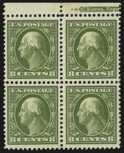 Sale 982, Lot 5768, 1910-13 Washington-Franklin Issue (Scott 374-396)