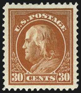 Sale 982, Lot 5805, 1912-14 Washington-Franklin Issue (Scott 405-423)