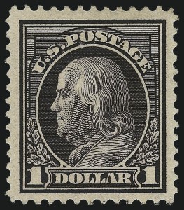 Sale 982, Lot 5809, 1912-14 Washington-Franklin Issue (Scott 405-423)