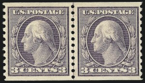 Sale 982, Lot 5847, 1913-15 Washington-Franklin Issues (Scott 424-460)