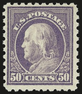 Sale 982, Lot 5874, 1916-17 Issues (Scott 461-480), 50c Light Violet (477) Sale 982, Lot 5874, 1916-17 Issues (Scott 461-480)