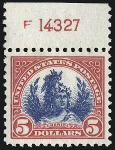 Sale Number 982, Lot Number 5957, 1922-29 Issues (Scott 551-573) Sale Number 982, Lot Number 5957, 1922-29 Issues (Scott 551-573)