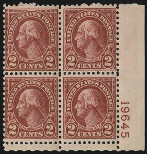 Sale 982, Lot 5992, 1922-29 Issues (Scott 574-656)
