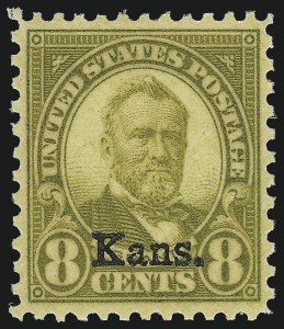 Sale 982, Lot 6005, Kans.-Nebr. Overprints (Scott 659-678)