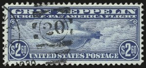 Sale 982, Lot 6060, Air Post, $2.60 Graf Zeppelin (C15) Sale 982, Lot 6060, Air Post