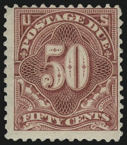 Sale 982, Lot 6093, Postage Due (J), 50c Pale Rose (J37a) Sale 982, Lot 6093, Postage Due (J)