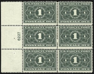 Sale 982, Lot 6187, Postal Note, Parcel Post (PN, Q, JQ, QE)