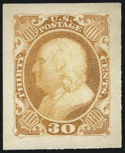 Sale 1000, Lot 1014, The Peter G. Dupuy Collection of High-Value 1857-60 Issues - Essays and Proofs