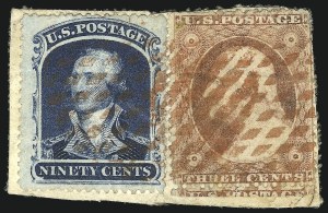 Sale 1000, Lot 1034, The Peter G. Dupuy Collection of High-Value 1857-60 Issues - Used