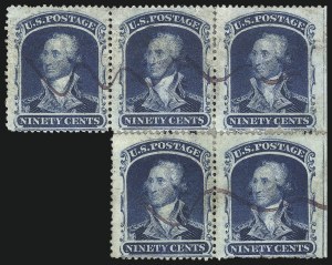 Sale 1000, Lot 1037, The Peter G. Dupuy Collection of High-Value 1857-60 Issues - Used