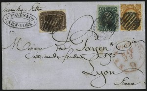 Sale 1000, Lot 1043, The Peter G. Dupuy Collection of High-Value 1857-60 Issues - Covers