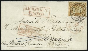 Sale 1000, Lot 1056, The Peter G. Dupuy Collection of High-Value 1857-60 Issues - Covers