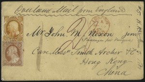 Sale 1000, Lot 1064, The Peter G. Dupuy Collection of High-Value 1857-60 Issues - Covers